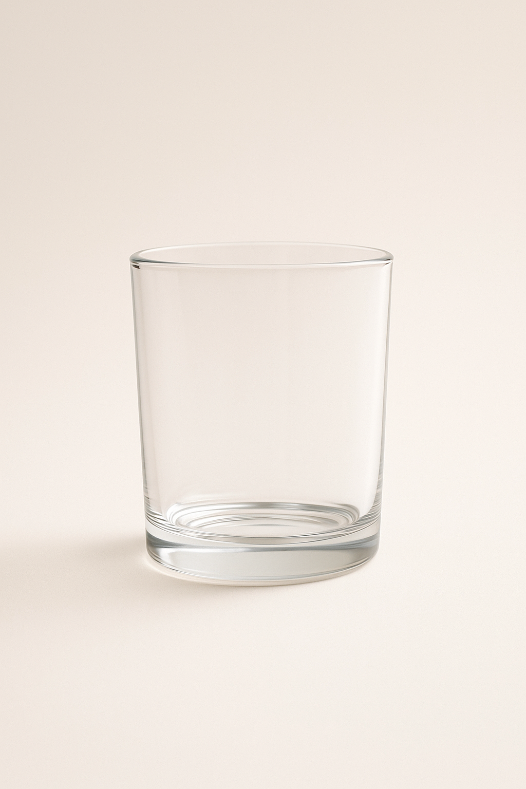 Vaso para velas trasparente 230 ml