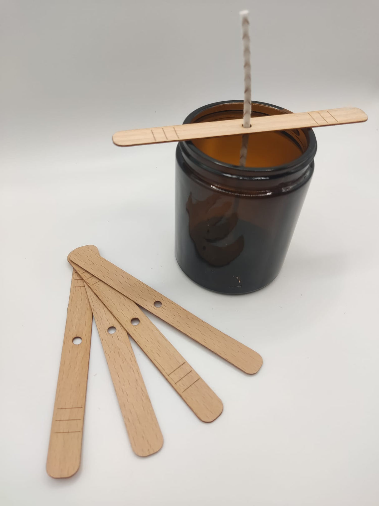 SOPORTE DE MADERA PARA MECHA | ALINEADOR