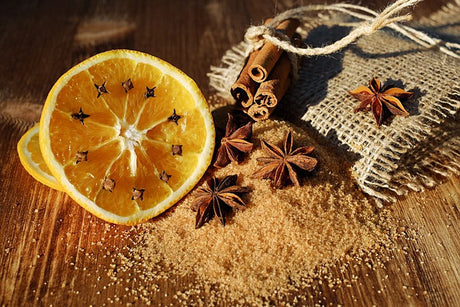 Fragancia velas CANELA & NARANJA