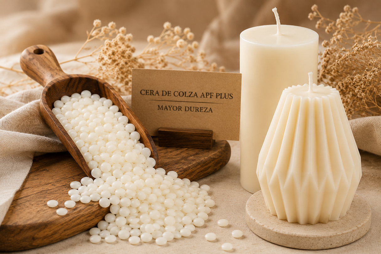 Colza cera per candele in muffa, pilar e cera (APF)
