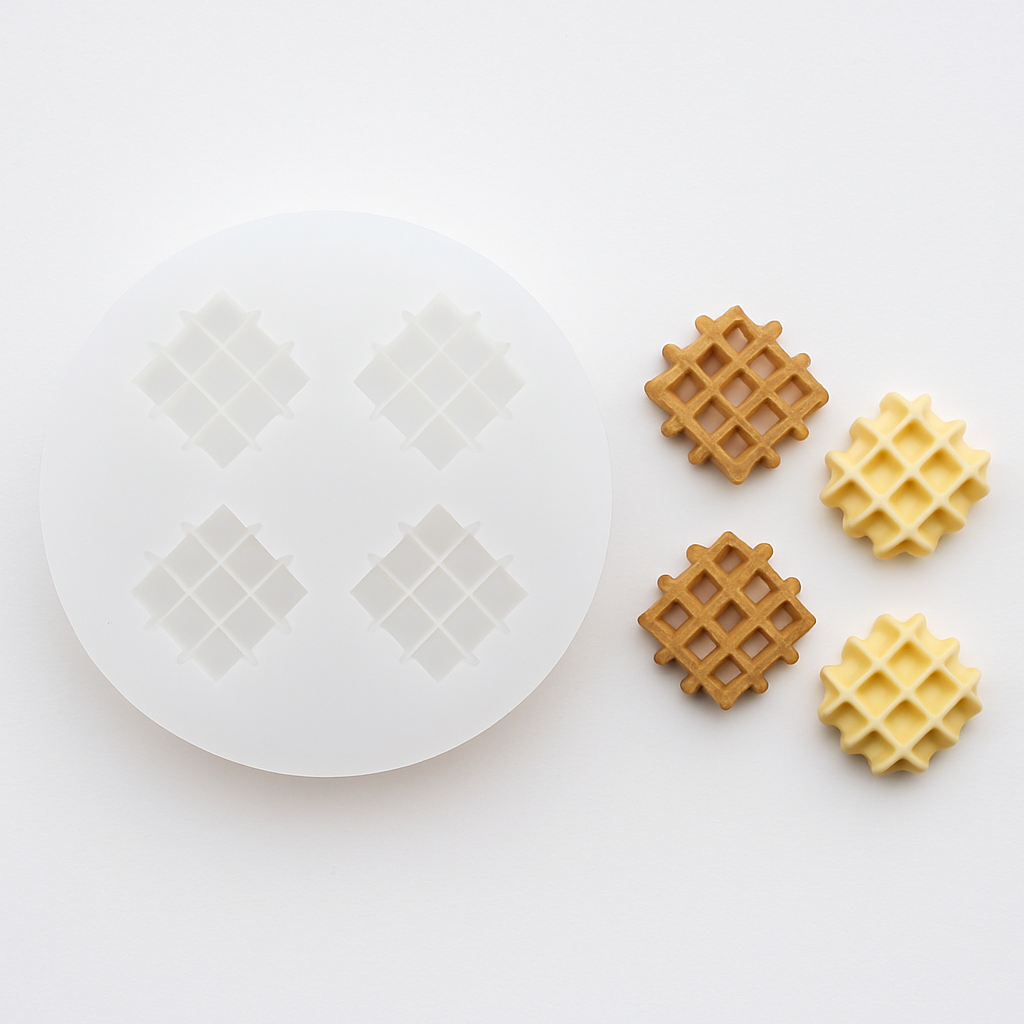 Molde 4 mini gofres