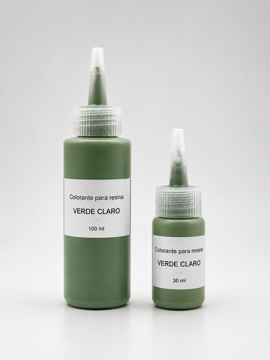 Colorante para resina verde claro